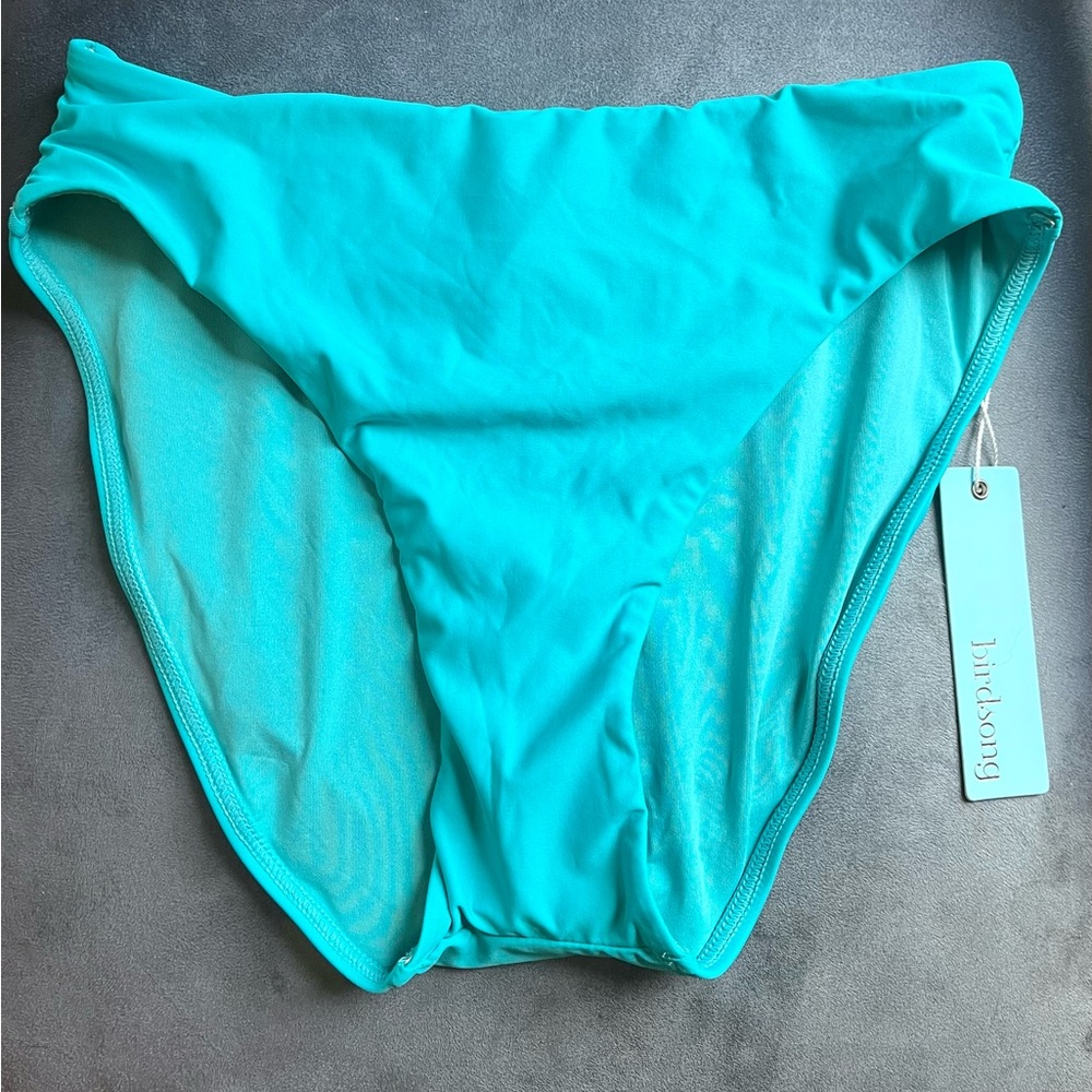 Size small bikini bottom in aqua breeze